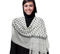 Moxeupon Palestine,Palestine Foulard, Bandana Keffieh en mousseline de soie, Écharpe en mousseline de soie Desert, écharpe de cou, enveloppe arabe respirante pour hommes et