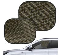 Moxeupon Pare-soleil latéral pour vitres de voiture, protection contre la chaleur avec adhérence statique, protection UV et éblouissement pour véhicules sans colle