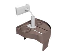 Moxeupon Porte-tasse à bain à remous, plateau de bain à remous, Tables de bain à remous pour l'extérieur, Baignoire robuste caddie de rangement de baignoires avec 2 porte-tasses pour piscine gonflable