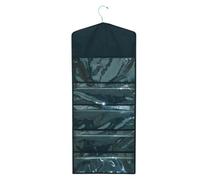 Moxeupon Rangement de papier cadeau - Support de papier cadeau suspendu - Organisateur de papier cadeau suspendu des deux côtés pour salon, cuisine, lieu de travail, armoire, chambre d'étudiant
