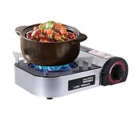 Moxeupon Réchaud de camping portable | Réchaud d'extérieur portable pour cuisiner en déplacement, léger et compact comme chauffage de table avec de cuisson - Pour les aventures de barbecue et