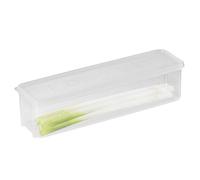 Moxeupon Récipient de rangement pour pâtes, rectangulaire, empilable, pour spaghetti, hermétique, organisateur de pâtes pour armoire à repas