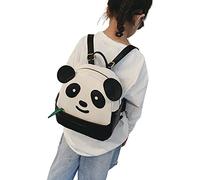 Moxeupon Sac à Dos Panda à bandoulière décontracté pour Filles - Cuir PU imperméable pour Usage Quotidien des élèves du Primaire