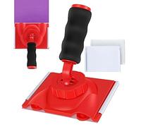 Moxeupon Trim Paint Edger - Outil de brosse portable pour plafond, brosses, accessoires de peinture avec angle réglable pour déc, portes, moulures et plinthes