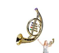 Moxeupon Trompette jouet, instruments pour enfants - Saxophone ténor - La clarinette musicale légère adaptée aux débutants prétend jouer au trombone pour les jeux à domicile