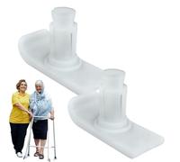 Moxeupon Walker Skis - Lot de 2 patins antidérapants pour déambulateur - Pour asphalte - Dalles de rue en cas de blessure aux jambes
