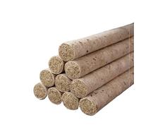 Moxibustion Lot de 10 rouleaux moxibustion en papier mûrier utilisant un pilon bois for broyer le traitement à basse température la thérapie Moxa l'absinthe(Moxa stick 10Pcs)