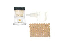 Moxibustion,Moxa Naturel pur Roule 54pcs / Set Moxa bâtonnets Traditionnel Moxibusiton Boîte de cuivre sans fumée(A1)