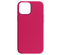 Coque pour iPhone 15 Semi-rigide Intérieur Microfibre Bords Surélevés Moxie Fuchsia