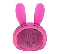 Enceinte Bluetooth 3W Autonomie 3h Design Lapin Lumineux Moxie Rose