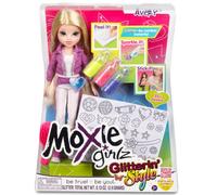 Moxie Girlz - Glitterin’ Style - Avery - Poupée 26 cm et Décoration (Import Royaume Uni)