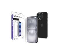 Pack Coque + Verre trempé Moxie Full Protect iPhone 17 Housse TPU transparente + Verre trempé 2.5D Transparent