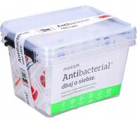 Moxom Bacs de rangement antibactériens* - Lot de 2X 2.00L | Bacs de rangement antibactériens pour aliments | Bacs pour matériel médical, jouets pour enfants