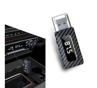 MOXRUQ Récepteur USB Bluetooth pour voiture, adaptateur audio sans fil Bluetooth 5.3, bloc d'alimentation USB, adaptateur jack auxiliaire 3,5 mm, récepteur de signal de transmitting FM + AUX, pour