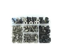 MOXSQFT Moto Kit Boulons Et Écrous Compatible avec Suzuki pour RGV 250 VJ22 1991-1998 Moto Boulons De Carénage Complets Clips Carénage pour Écrous Vitesse Carénage pour Kit Boulons(Multi-Colored)