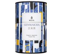 Moya thé vert organique Genmaicha | 60 g de Sencha avec du Riz | Thé du Japon | Convient aux végétaliens et aux végétariens | Parfait pour un cadeau