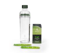 Moya Matcha To Go! Set | Shaker 400 ml + 24 sachets x 1,5 g de Matcha To Go| Set de préparation du matcha chaud et froid | Idéal pour le travail, le voyage ou l’entraînement