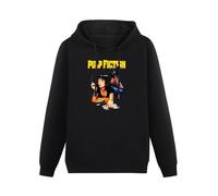 MOYANSHUHUA Mia Wallace Uma Thurman Printing Graphic Mens Sweatshirts Unisex Black Hooded L