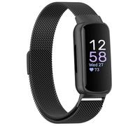Moydolo Bracelet de rechange réglable en maille d'acier inoxydable compatible avec Fitbit Inspire 3, 5.9" - 8.6" (150mm - 220mm)