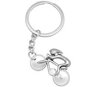 Moydolo Pendentif porte-clés bicyclette vélo en métal Bicycle bike keychain à breloques pour hommes femmes garçons filles