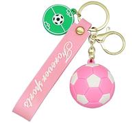 Moydolo Porte-clés football pendentif Sports Ballons Fans Porte-clés anneau breloque keychain pour garçon fille homme femme