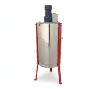 Moyeetings Extracteur Miel Électrique à Manivelle Manuelle en Acier Inoxydable avec Cuve Cylindrique et Pieds Robustes Équipement Ferme pour Extraire s Cadres Adapté aux Travaux en Plein Air