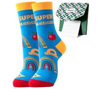 Moyel Cadeau Maitresse D'école Chaussettes Femmes 35-38 Rigolotes Merci Maitre Cadeau Idee Cadeaux Maîtresse D'école Fin d'Année Cadeaux Professeur Original Maternelle