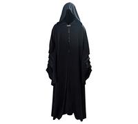 Moyen Age Robe rétro Darth Sidious Palpatine Cosplay Costume Homme XL
