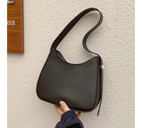 Moyen En PU Sac Hobo Unicolore Zippé Pour Fille Adolescente Femme Collège Étudiants , Recrues & Col Blanc Ouvriers Parfait Pour Bureau , Travail , Entreprise , Navette Travail Sac Pour Femme Taille Un