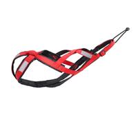 Moyen Et Grand Chien Husky Alaska Cross-Country Ski Scooter Sled Traction Strap Dog Load Load Nylon Sled Ski Ski Ski,Rouge,L