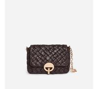 Moyen Sac Moon en Cuir Tressé - Chocolat - Femme - Vanessa Bruno