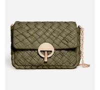 Moyen Sac Moon en Cuir Tréssé - Kaki - Femme - Vanessa Bruno