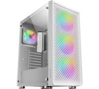 Boitier Moyen Tour ATX Mars Gaming MC-F RGB avec panneau vitré (Blanc)