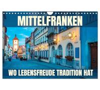 Moyenne-Franconie - où la joie de vivre est une tradition, Version française (Calendrier mural 2026 DIN A4 portrait), Calendrier CALVENDO mensuel