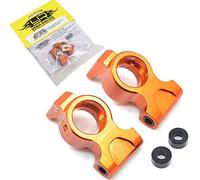 Moyeu arrière/bras d'articulation orange en aluminium pour HPI RS4 Sport 3