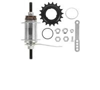 Moyeu Arrière de Frein pour Vélo, 32 Trous, Pièce de Rechange en Métal | Roulement de Roue Arrière, Argenté, pour Bicyclette, Compatible Vtt et Pignon Fixe, Usage Détachées
