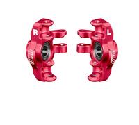 Moyeu avant/blocs de direction en alliage d'aluminium 7075-T6 (roulements plus grands) pour Arrma 1/16 Mini Kraton 3S Speed Truck-ARA2508 mises à niveau - Rouge