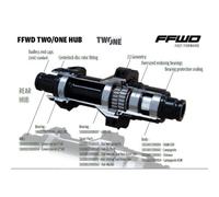 Moyeu bague Fast Forward FFWD Hub Noir