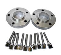 Moyeu Cales Compatible Avec BMW Pour E90 M1 M3 M6 E36 E65 25 Mm 5 X 120 Entretoises De Roue De Voiture 72,6 Mm Joint De Roue Centré Écrou De Roue(Silver)
