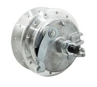 Moyeu De Jante P2r Pour Mobylette Peugeot 50 103 Avant / 28 Rayon Axe 12mm Neuf