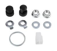Moyeu de moteur de vélo électrique avec couvercle de rondelle d'écrou de verrouillage pour les tailles 12 mm 14 mm Construction en acier carbone argent (arrière 12 mm)