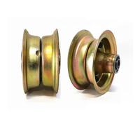 Moyeu de roue à roulement 4" pour scooter électrique, VTT, kart et mini moto - Construction en fer, finition or, poids 565 g - 685 g