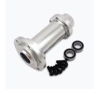 Moyeu de roue arrière hexagonal en aluminium argenté pour Losi 1/4 Promoto MX PM-MX/SM LOS262012
