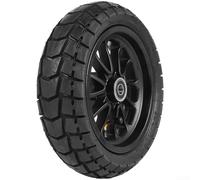 Moyeu de roue arrière pour scooter électrique Kukirin A1 avec pneu 10 x 2,75-6,5 et roulements 6001rs en alliage d'aluminium noir pour une installation facile