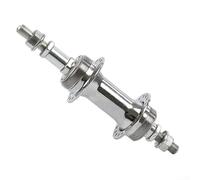 Moyeu de roue avant et arrière de vélo à 36 trous en acier avec port de graisse pour la plupart des vélos de route, VTT, vélos de vieille école, longueur avant 140 mm, longueur arrière 175/180/185 mm