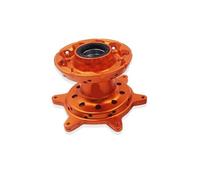 Moyeu De Roue Avant Et Arrière Usiné CNC Pour Motocross, 36 Trous, Rayons Jante, Compatible Pour SX, XC, SXF, Pour HUSQVARNA FC, TC, GASGAS MCF, EX (2016-2023)(Orange-Front)