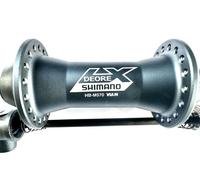 Moyeu de roue avant Shimano Deore LX HB-M570 36 trous, anthracite ,bleu gris