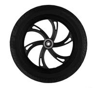 Moyeu de roue avec pneu solide pour vélo électrique, performance fiable dans toutes les conditions, taille 12 1/2 x 2 1/4