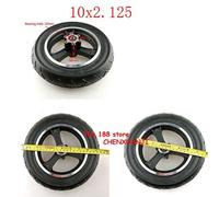 Moyeu De Roue En Alliage D'aluminium Pour Trottinette Électrique, 10 Pouces, 10x2.125, Avec Pneu Intérieur