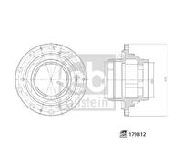 FEBI BILSTEIN 179812 Moyeu de roue